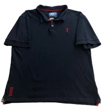 Star Wars Robe Factory Han Solo Polo Short Boys XL Navy HTF Limited Edition Navy