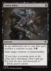 Eaten Alive 106/612 Innistrad Remastered Magic: The Gathering Foil