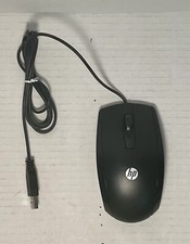 Genuine HP MSU0923 USB Wired Optical Mouse 697738-001 Black Tested Works Great