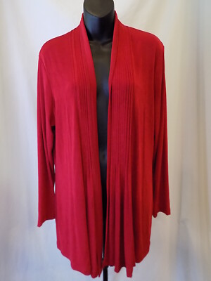 NWT CHICO'S Open Front Jacket Sz 2/US M (1) | eBay