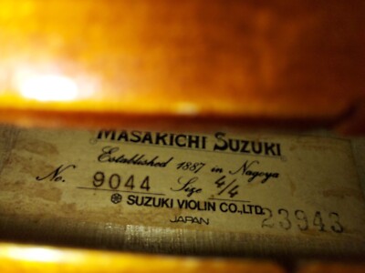 月末値下げ バイオリン MASAKICHI SUZUKI N.4 4/4 即納&大特価】 N.4 SUZUKI MASAKICHI バイオリン 月末値下げ 4/4
