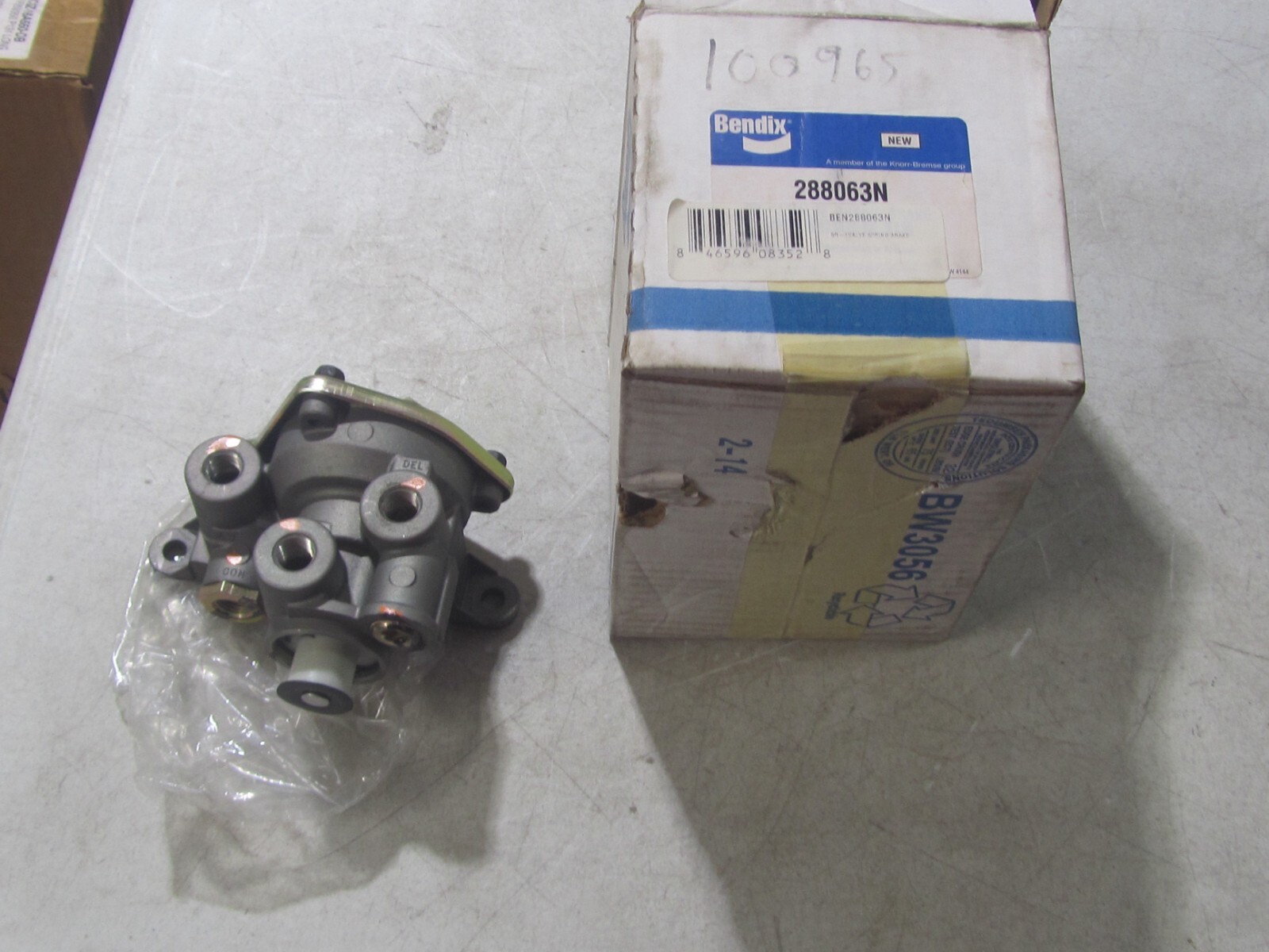 NEW BENDIX AIR BRAKE MODULATING SR-1 VALVE SPRING BRAKE 288063N | eBay