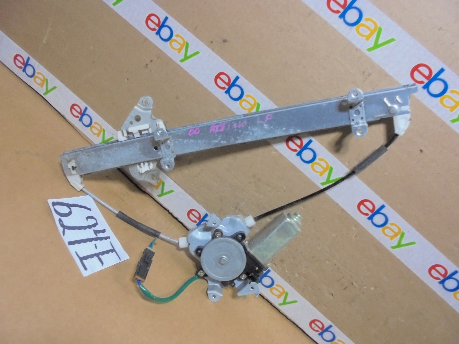 98 - 01 NISSAN ALTIMA Front Driver Side Window Regulator with Motor #624-E