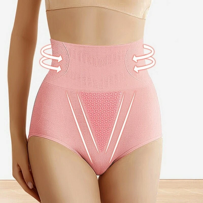 2/3pcs Shapers Women High Waist Body Shapewear Underwear Tummy Control Panties - Image 3 of 4