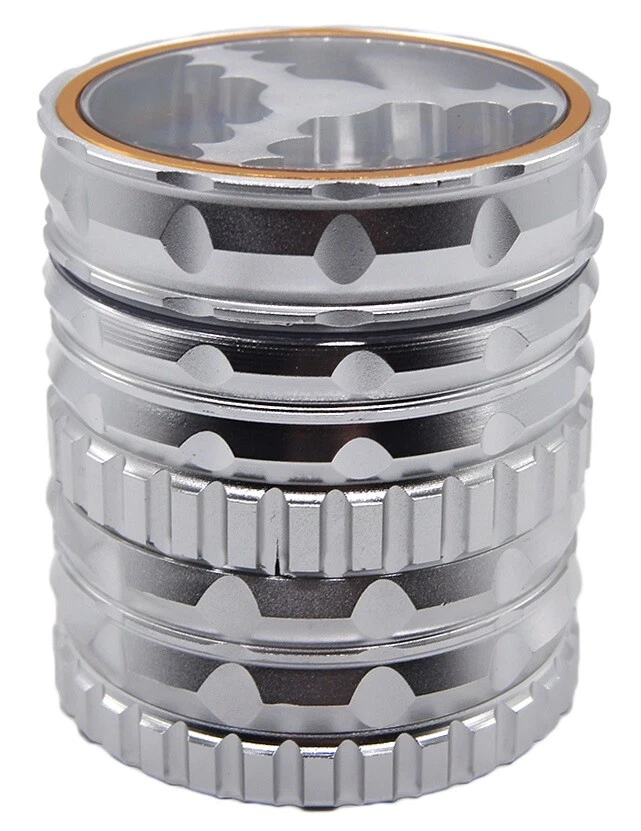 2.5 Inch 5 Piece Large Metal Dry Herbal Herb Spice Smoke Tobacco Grinder Crusher
Opens in a new wind
