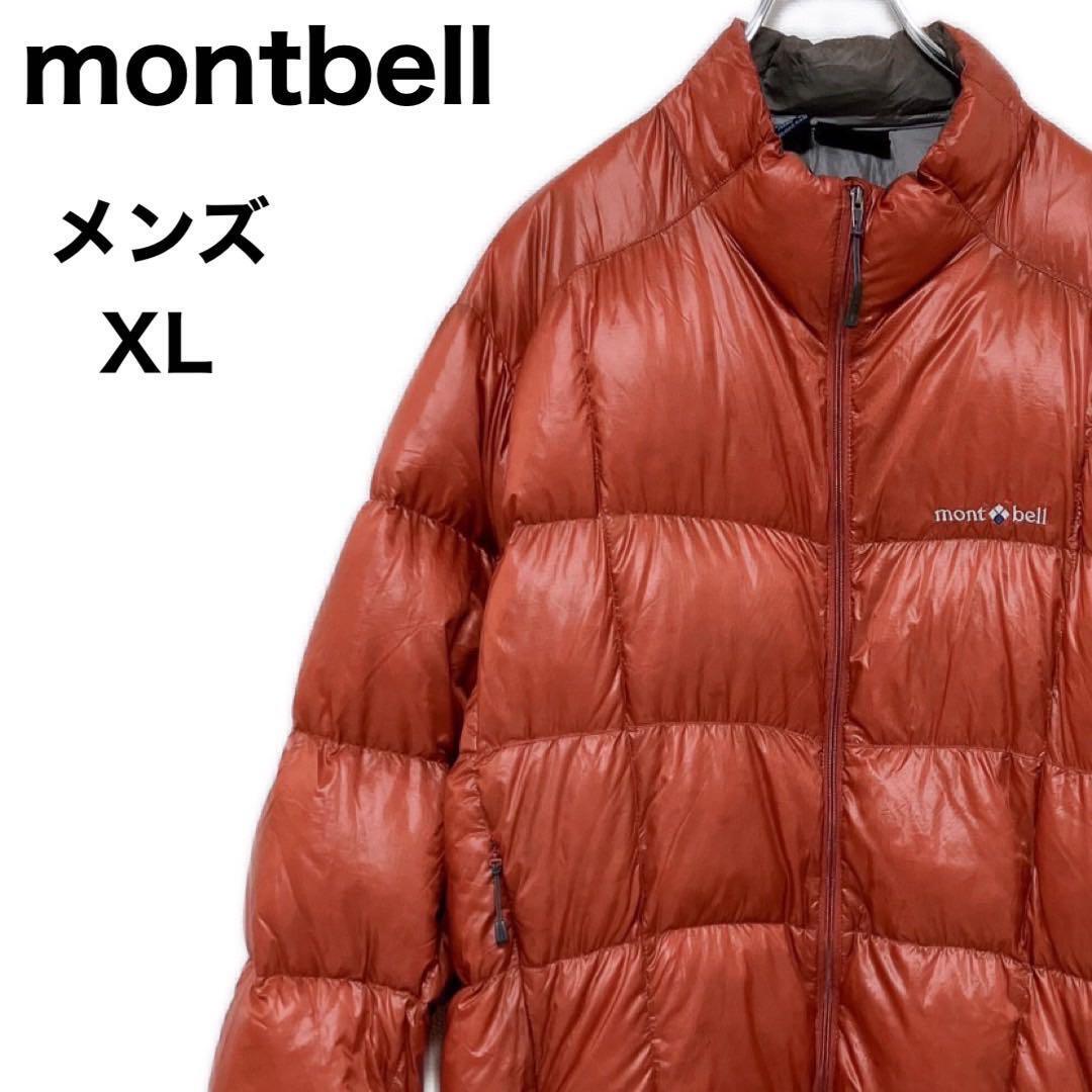Good Used Montbell Down Jacket XL Montbell Men'S Orange 800 Fill