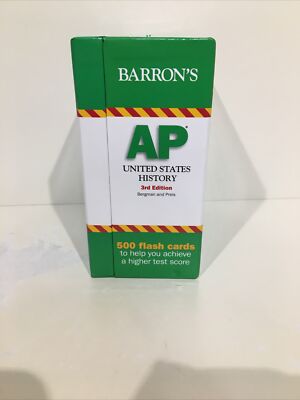 Barron's AP US History Flash Cards, 3rd Edition - Cards - GOOD ...