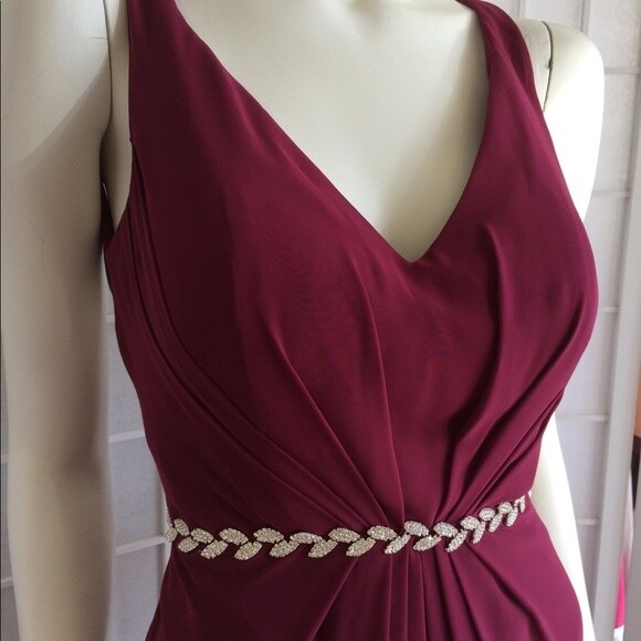 sachin and babi light blue dress Hayley Paige,Woman,Cocktail Dress Party, Burgundy,New,Sz  6,Sleeveless,Long.!