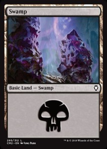 Swamp (295) x4 - Commander Anthology Volume II - NM-Mint, English - Commander An