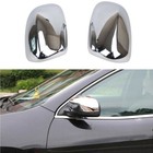 For Jeep Cherokee 14+ Backup Rear View Side Mirror Cover Trim Chrome Accessories