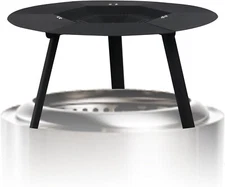 17.5" Fire Pit Heat Deflector Compatible for Solo Stove Ranger with 2 Handles