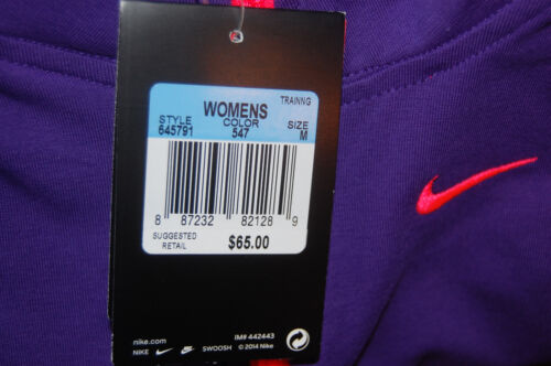 nike womens knit jacket full zip moisture wicking dri-fit purple couple sizes - Picture 5 of 5
