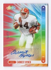 2024 Panini Absolute Earnest Byner, Browns (02/75) Auto Spectrum Signatures Red