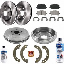 Front Disc Rotors Rear Drums Pads Shoes For 2003-2008 Toyota Corolla - Sale Front Disc Rotors Rear Drums Pads Shoes For 2003-2008 Toyota Corolla - Sale