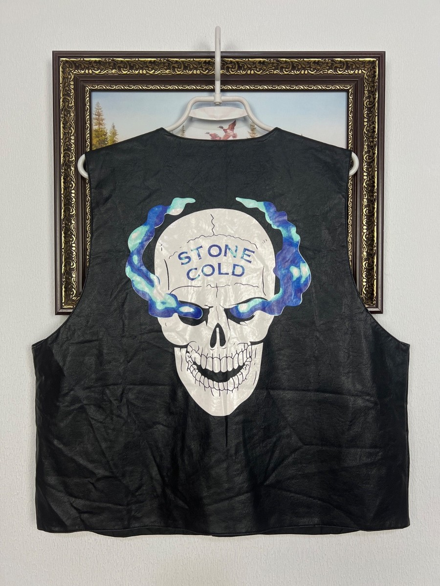 J*A様 Stone  Vintage Vest 2005/AW Vintage Stone Cold Steve Austin Vest Original WWF WCW Jacket Over