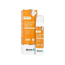 The Derma Co 1 Hyaluronic Sunscreen Aqua Ultra Light Gel with SPF50 PA 50g,