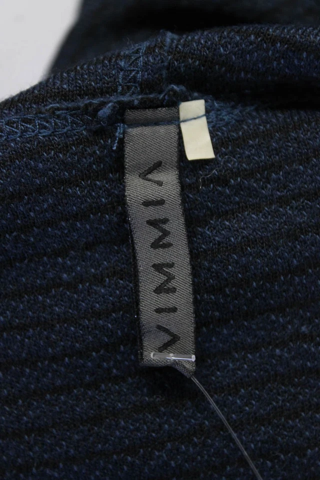 Sudadera con capucha corta con cuello en V de manga larga azul talla XS de Vimmia para mujer Foto 4 de 4