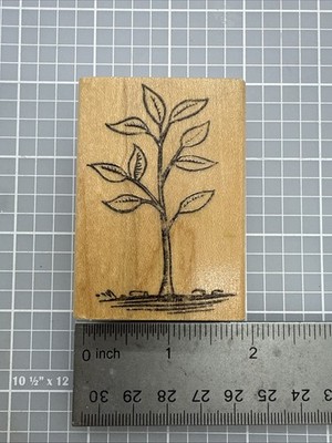 F8, Unbranded Rubber Stamp, Fruit Tree Sapling