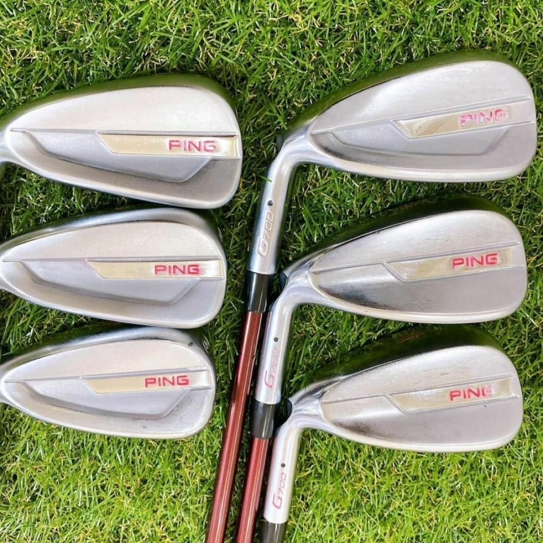 PING LH Iron Set G700 6-9.W.U FUBUKI Genuine Carbon Flex R PING LH Iron Set G700 6-9.W.U FUBUKI Genuine Carbon Flex R