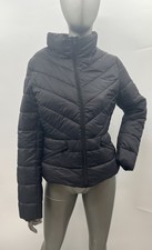 NWT Love Tree Women  s Full Zip Long Sleeve Puffer Jacket, Color Balck Size M