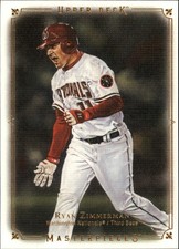 2008 UD Masterpiece Upper Deck Baseball Card #90 Ryan Zimmerman