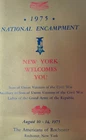 1975 National Encampment Sons of Union Veterans Civil War GAR Aux. Rochester NY
