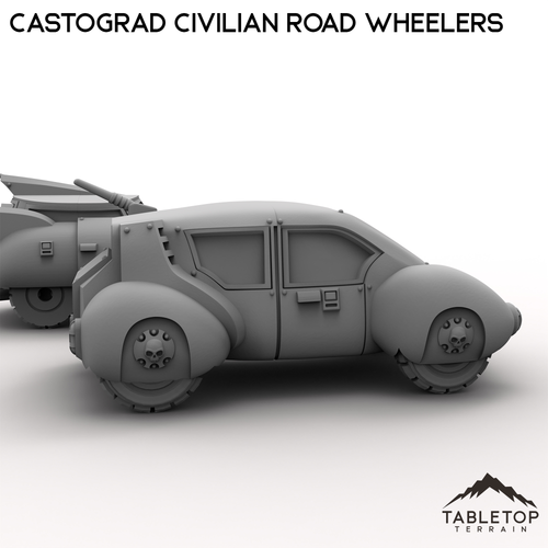 Castograd Civilian Road Wheelers - Grimdark Gothic Wargaming Tabletop - Picture 3 of 9