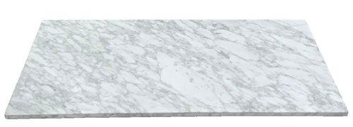 White Marble Top Coffee Table L113cm x W60 cm x H40cm - Picture 2 of 6