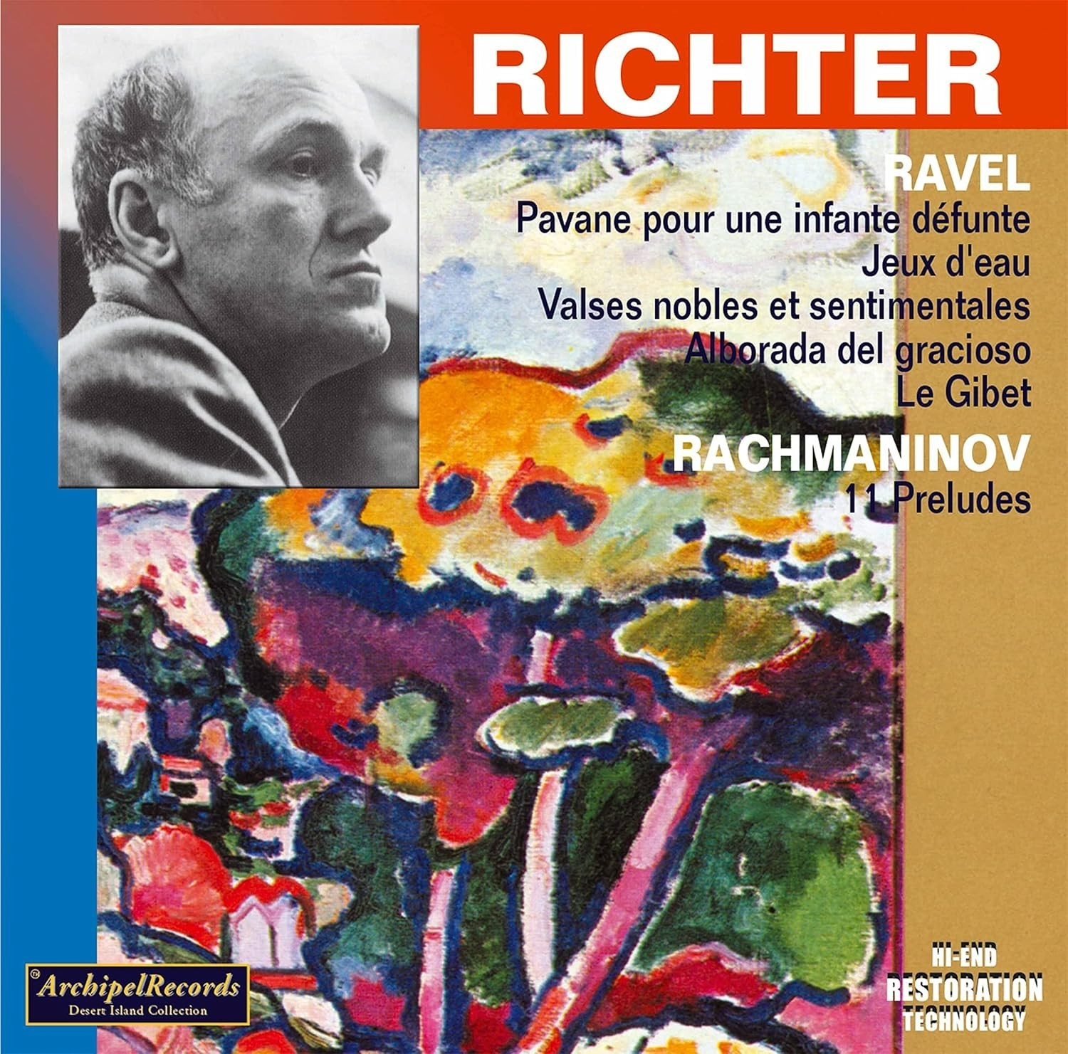 Richter Plays Ravel & Rachmaninov Live Moscow 1954 Archipel Records CD