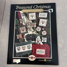 Mill Hill Treasured Christmas Hearts a plenty pattern book