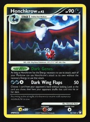 Honchkrow 10/123 Mysterious Treasures Reverse Holo