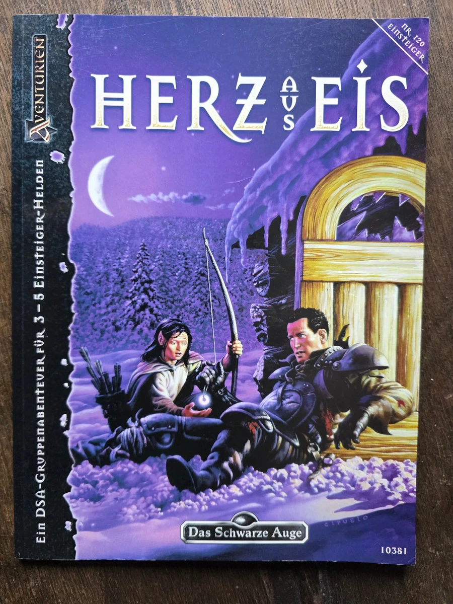 DAS SCHWARZE AUGE DSA HERZ AUS EIS SEHR GUT ERHALTEN