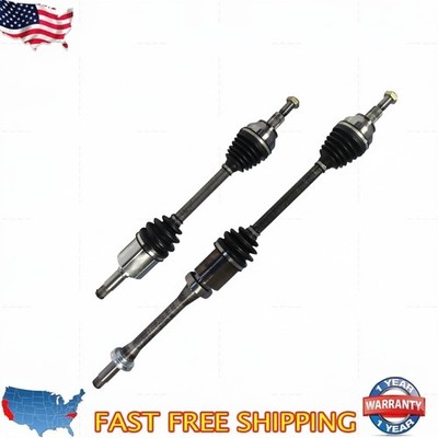 Pair Front CV Axle Joint Shaft Assembly For 2013-2018 Ford C-Max 2.0L L4 FWD