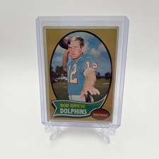 Topps 1970 Bob Griese #10 Miami Dolphins Football Card NFL Base Set