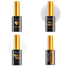 YOSHI Hybrid Top Coat UV/LED 10ml &ndash; Tempered, Diamond, Milky, Matte