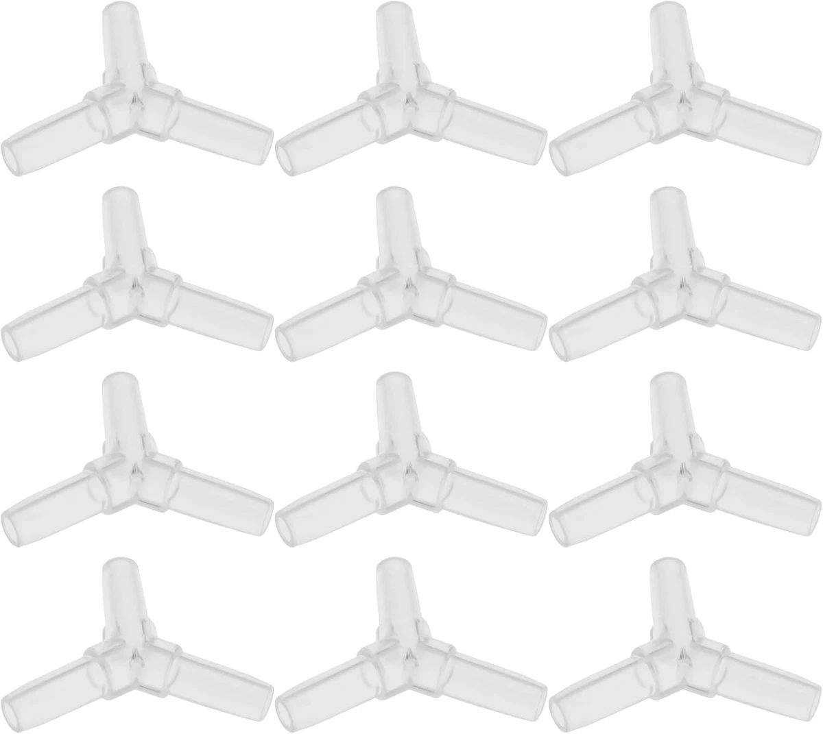 30Pcs Y-Type 4Mm Aquarium Airline Connector Plastic Tube Splitter for Fish Tank 