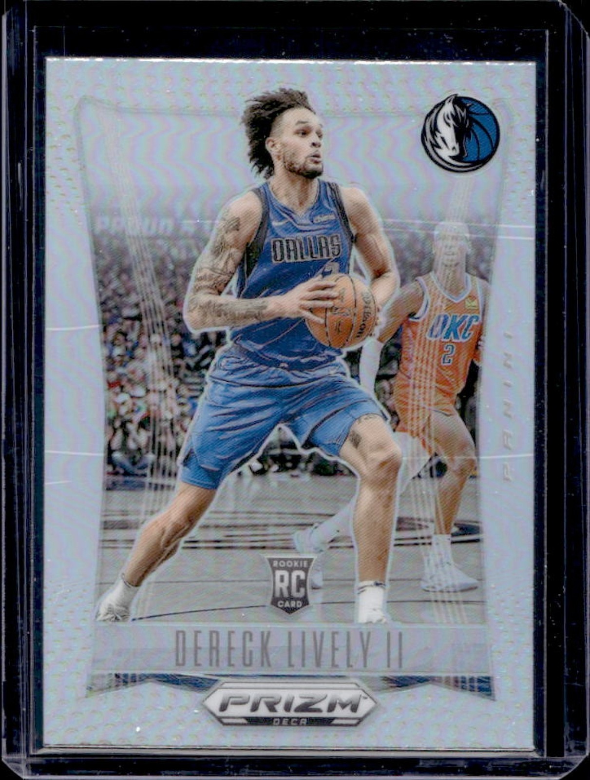 2023-24 Prizm Deca Dereck Lively II RC Silver Rookie #96 Mavericks