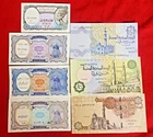 Egypt 7 Papers  Money Uncirculated Egyptian Notes Crisp