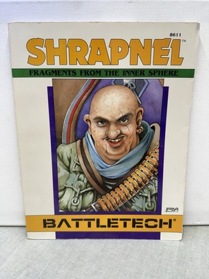 #ad FASA Battletech Shrapnel Fragments From the Inner Sphere #8611 RPG Vtg. 1988 $20.00