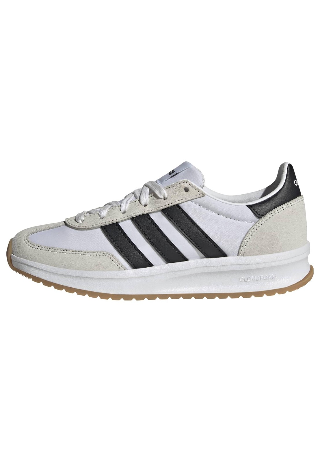 Adidas Women's Run 70s 2.0 Sneakers, White/Black/Grey, 9