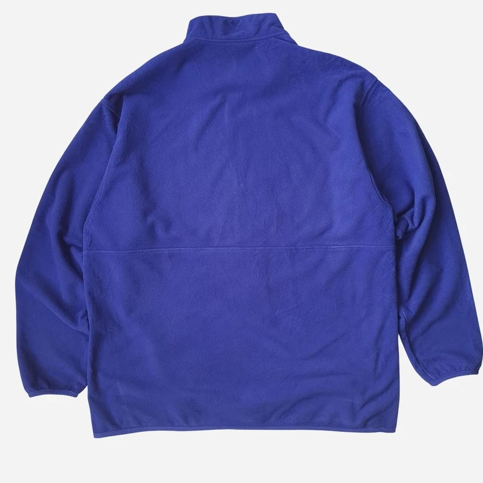 Vintage 90s Patagonia Men's Synchilla  Marsupial 1/2 Zip Fleece Blue Size XXL - Image 2 of 4