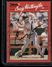 1990 Donruss - Craig Worthington #141 Signed Autographed Card