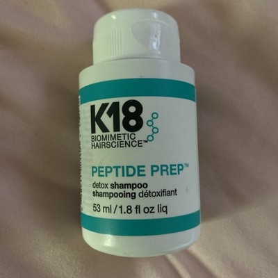 K18 Biomimetic Hairscience Peptide Prep Detox hair Shampoo 1.8 oz - Travel Size