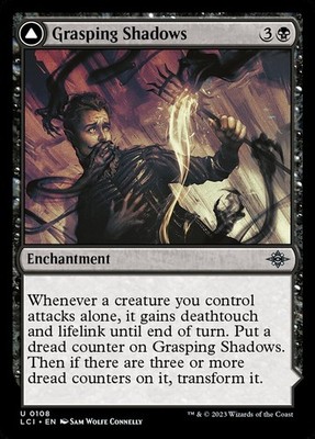 Grasping Shadows // Shadows' Lair (108) The Lost Caverns of Ixalan LCI MTG Magic