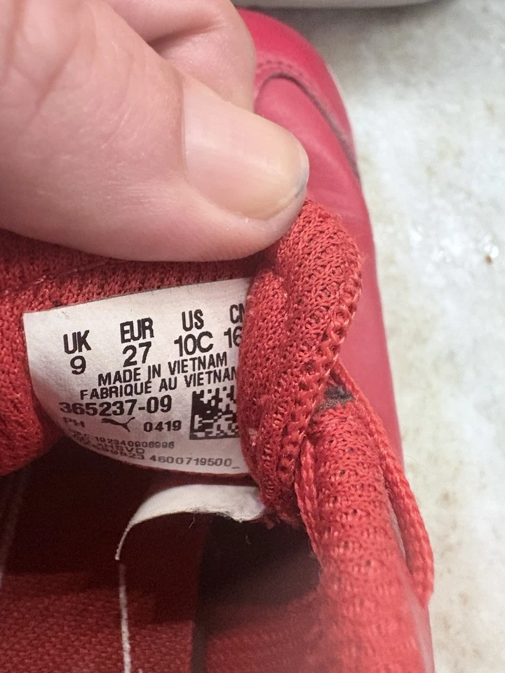 Zapatillas Puma Rojo Brillante Talla 10 Foto 4 de 4