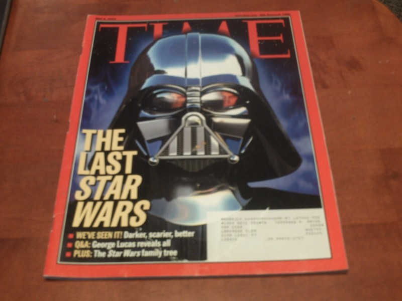 Time Magazine May 9 2005 The Last Star Wars  Darth Vader Cover