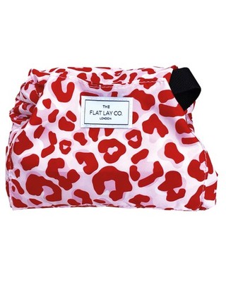 The Flat Lay Co. Kosmetiktasche - Rosa Leopard Reise Full Size, 