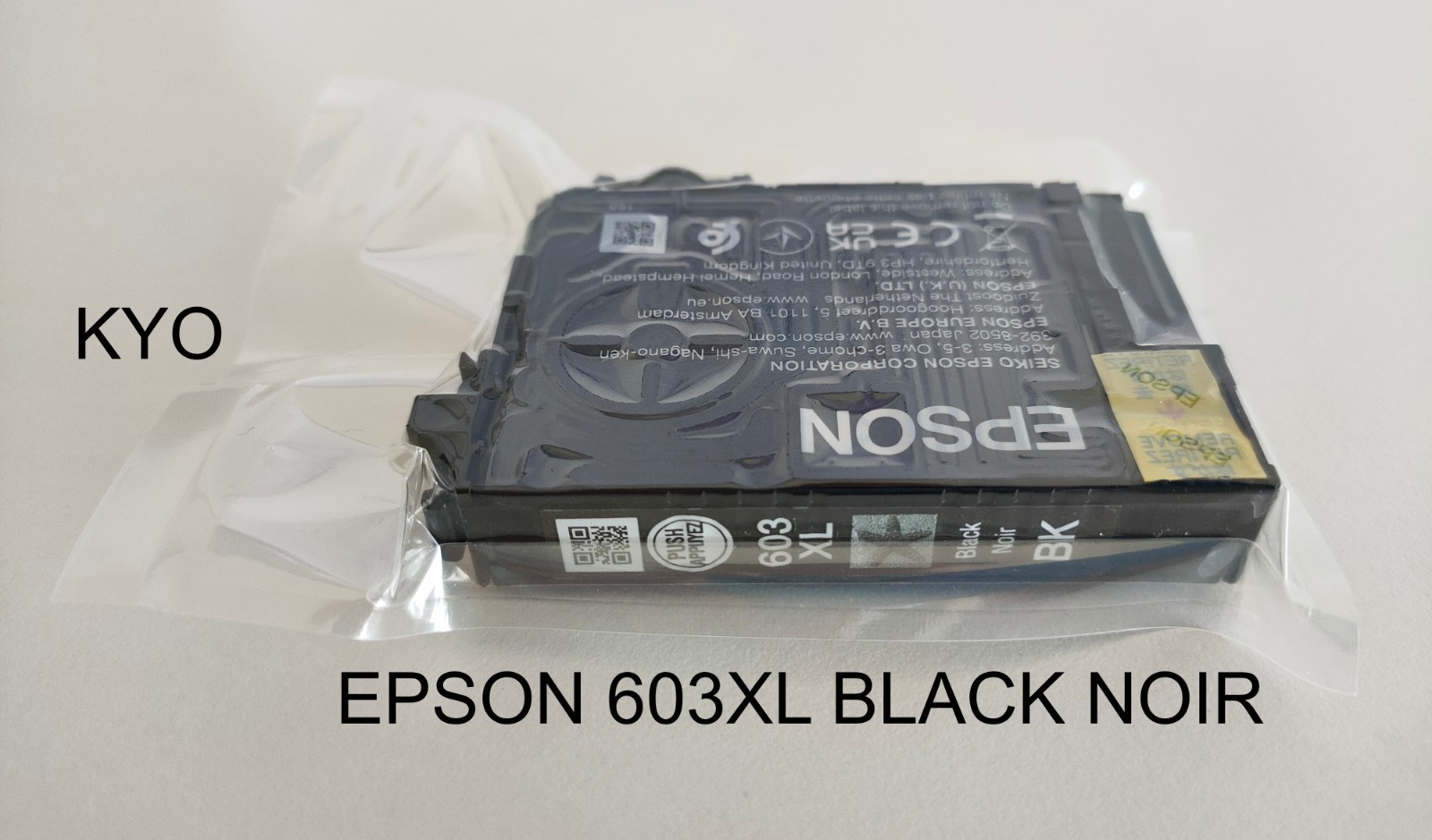 Epson 603XL noir cartouche encre C13T03A14010 compatible Expression Home XP 8,9ml