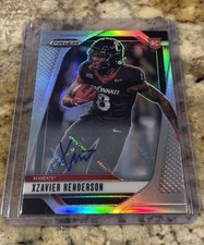 2025 Panini Prizm Draft Picks - Xzavier Henderson Auto #15 Silver Prizm Auto RC
