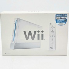 Nintendo Wii Video Game Console RVL-001 White